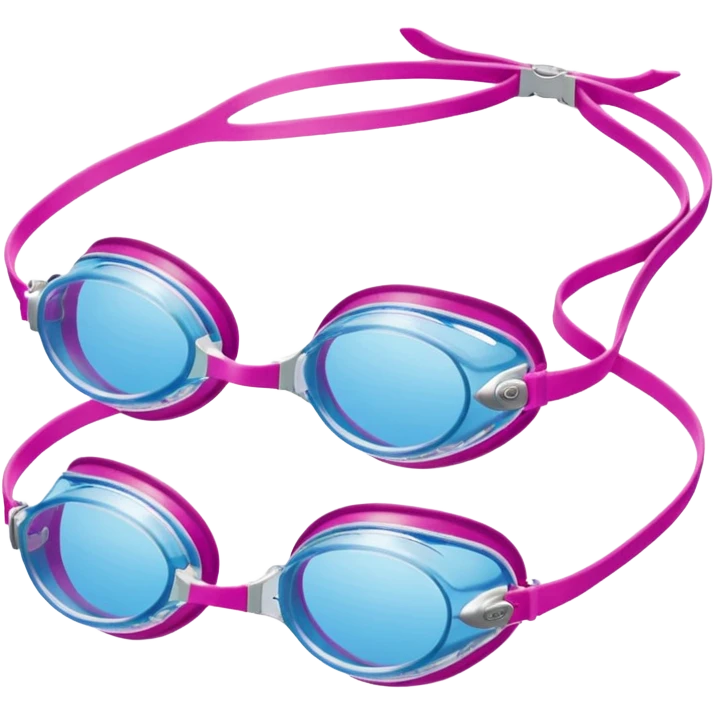 Speedo vanquisher swim goggles pink emoji