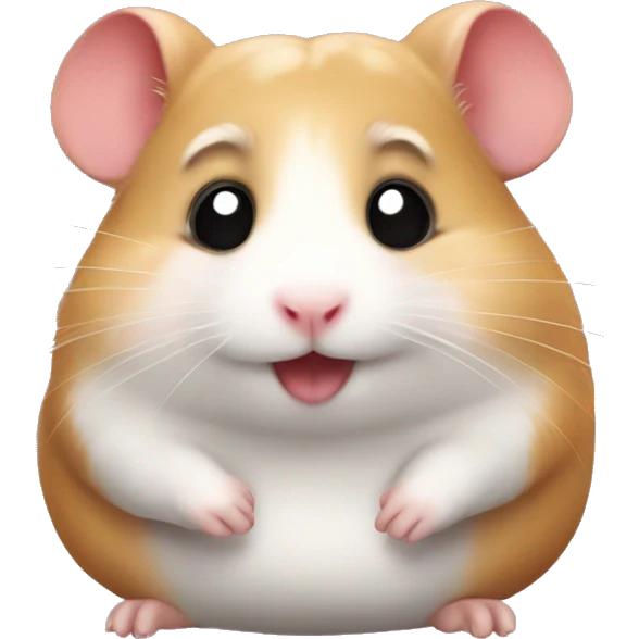 Hamster in love emoji