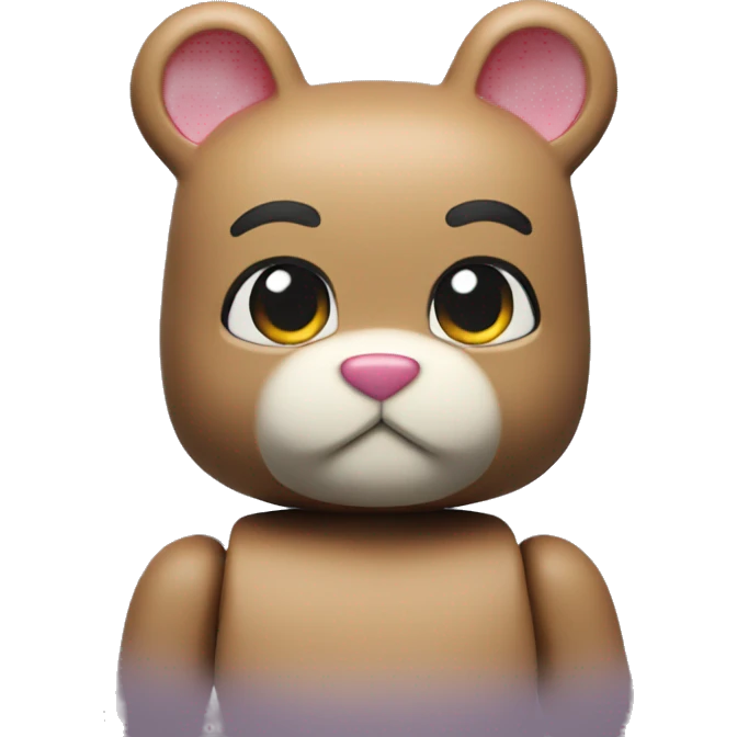 Bearbrick cat emoji
