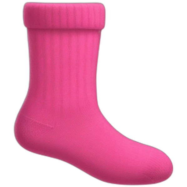 pink socks emoji