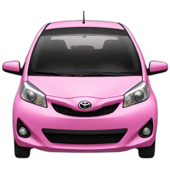 pink-toyota-vitz emoji