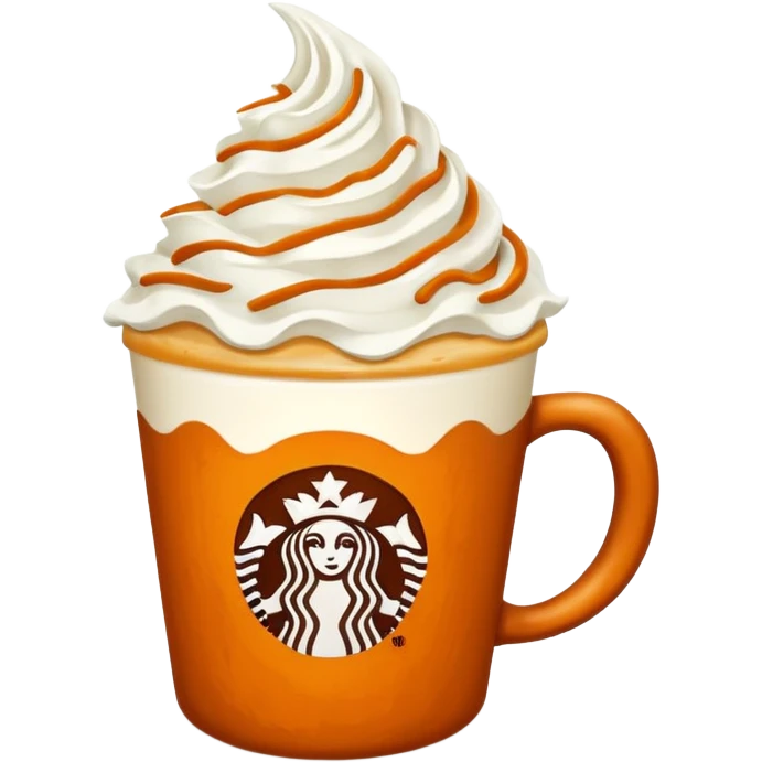 starbucks pumpkin spice latte emoji