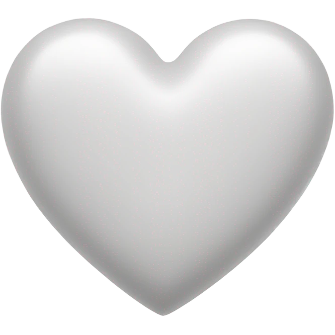 white heart emoji