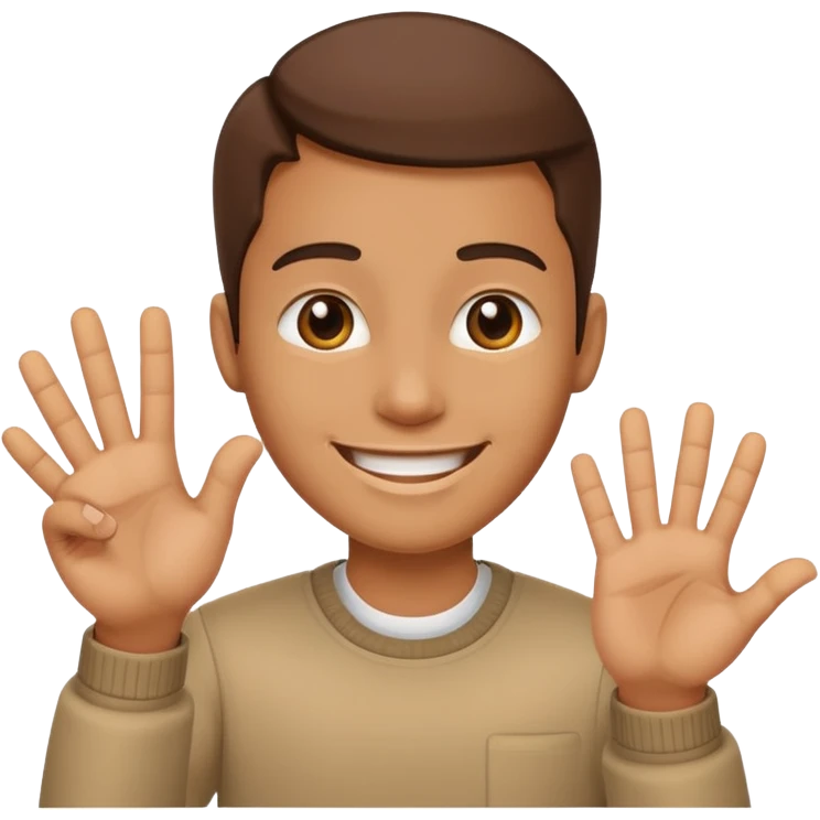 Un humain qui dit OK emoji