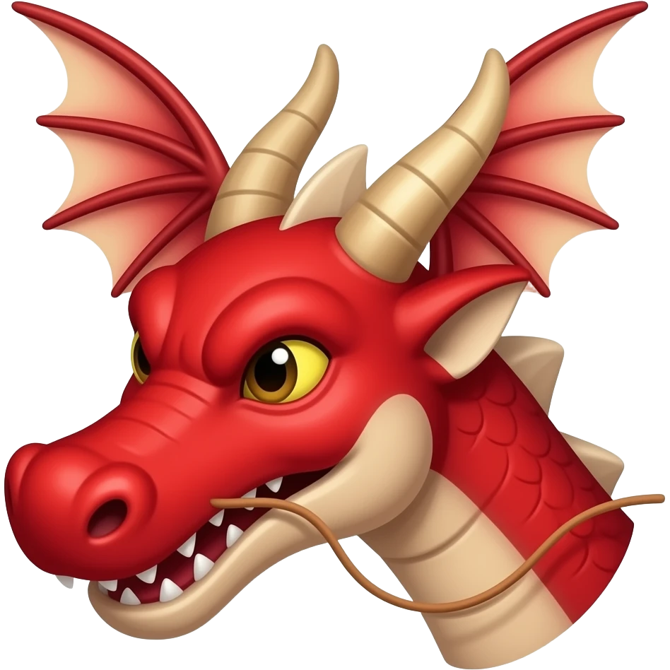 red dragon hand emoji