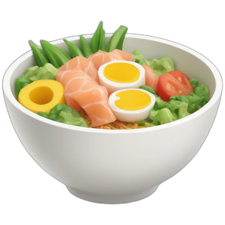 poke bowl emoji