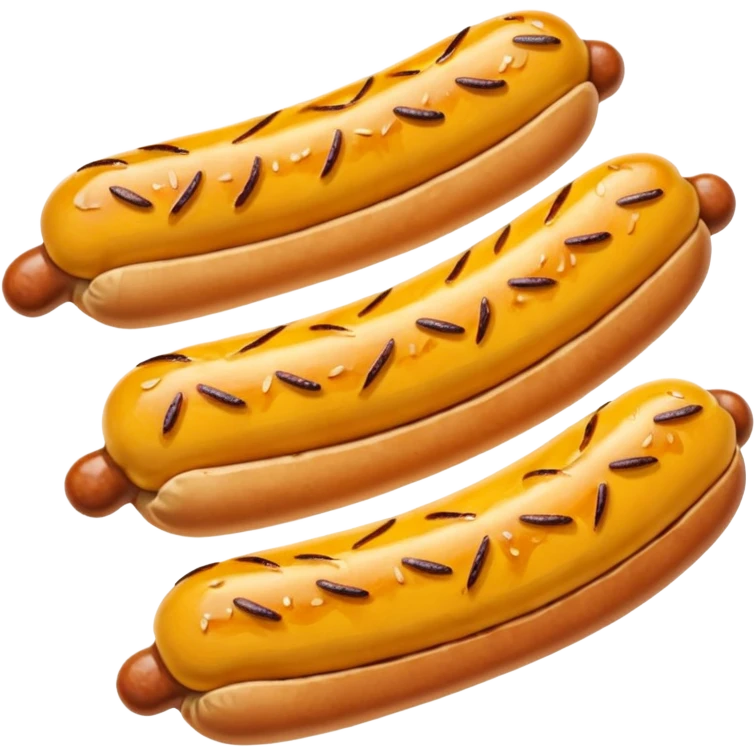 mustard sausage  emoji