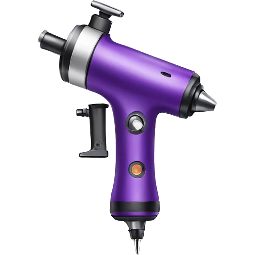 Purple wireless tattoo machine emoji