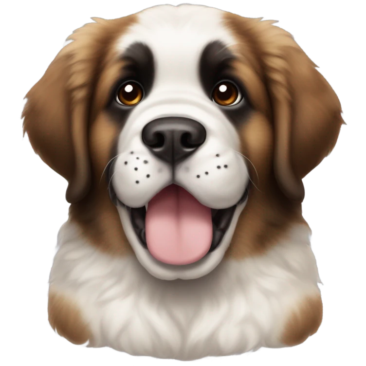 A Saint Bernard puppy emoji