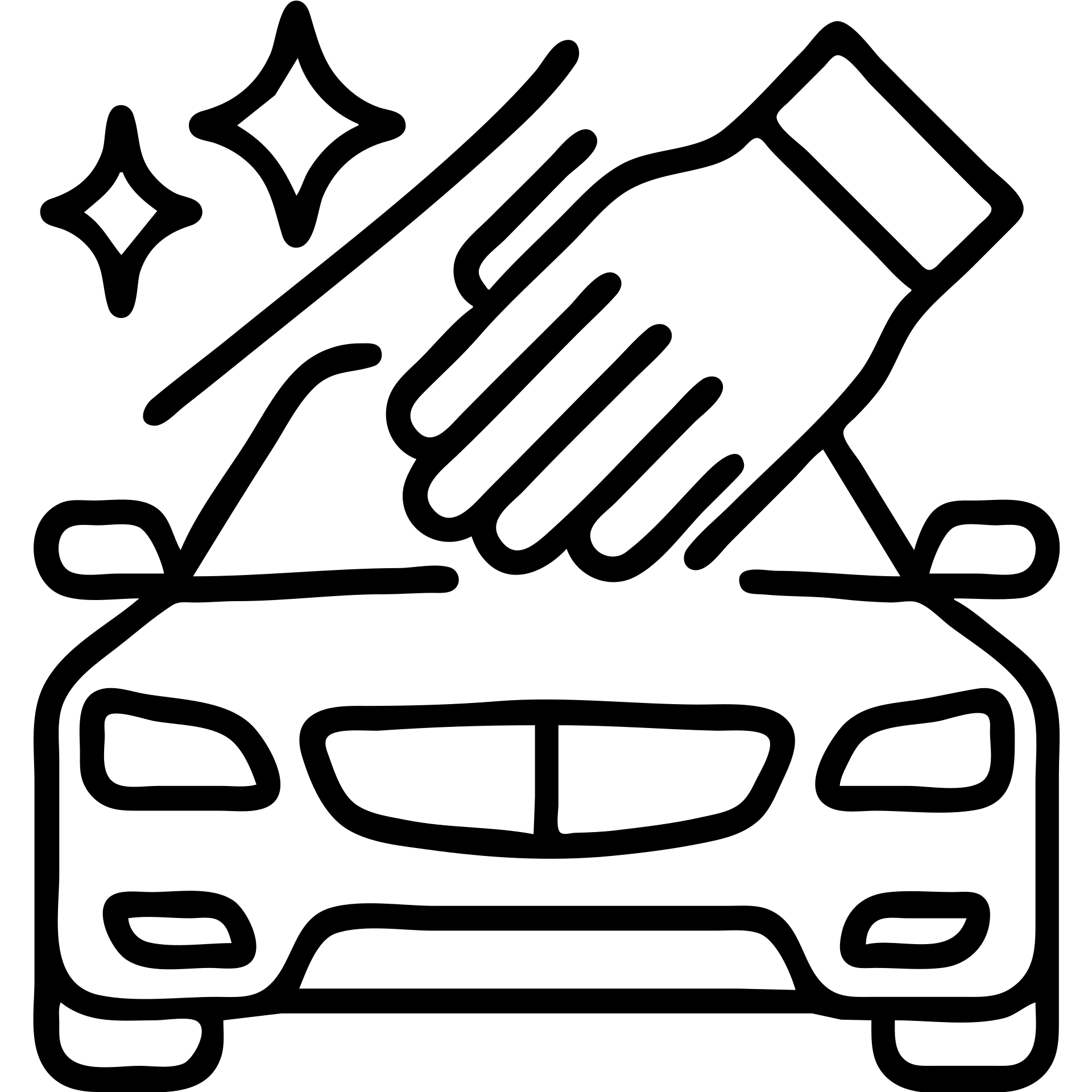 outlined icon of a gloved hand wearing a black glove on the hood of a luxury car, drops or sparkles, black as main color, white or silver accents, soft motion lines for cleaning, minimal and modern emoji