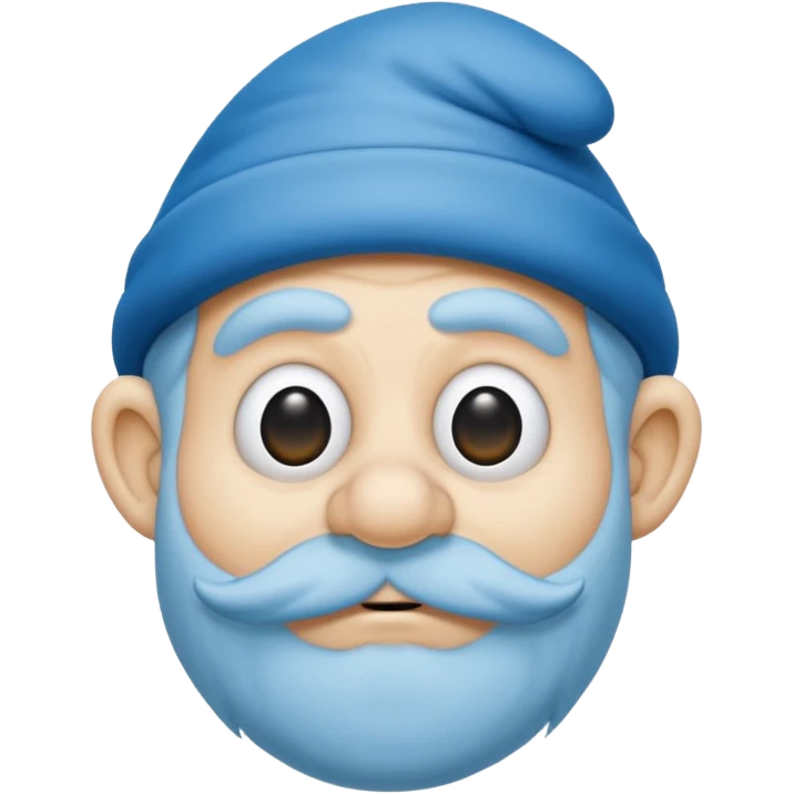 grandfather smurf  emoji
