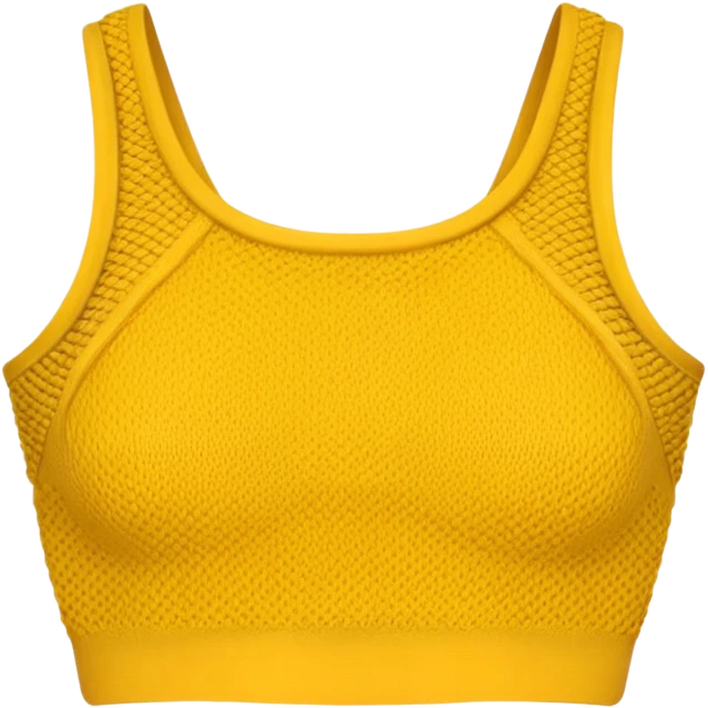golden yellow crop top. emoji