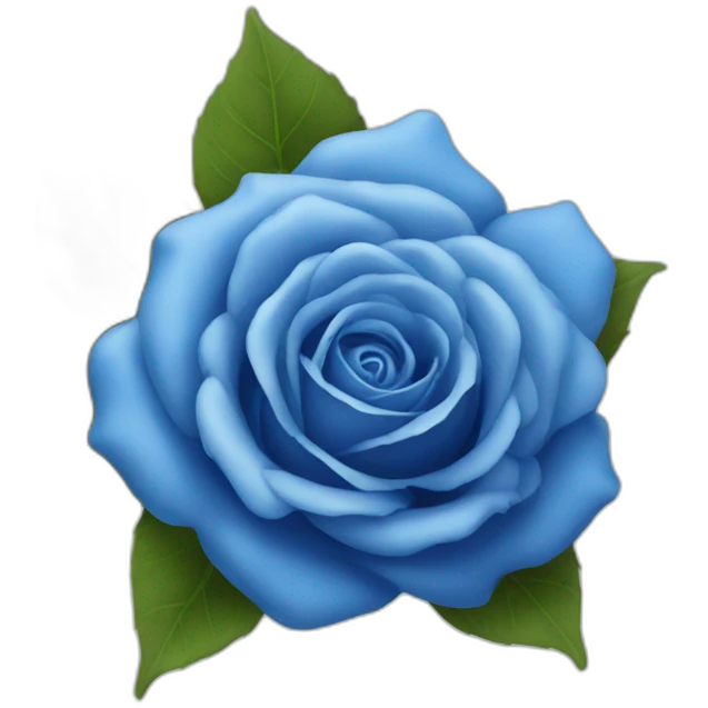 blue rose emoji