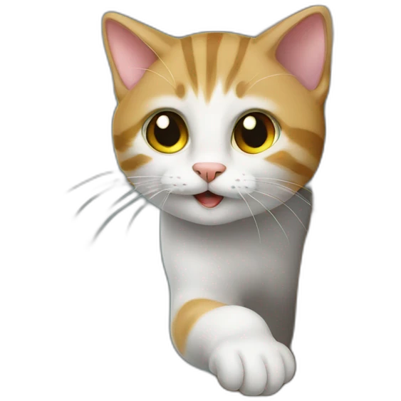 climbing cat emoji