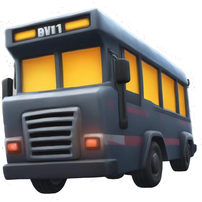 Fortnite battle bus with aura emoji