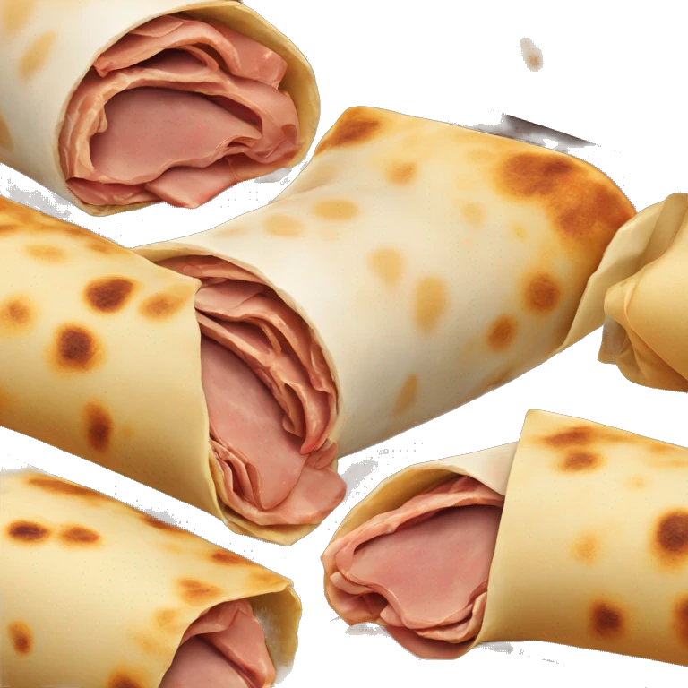 deli meat burrito emoji