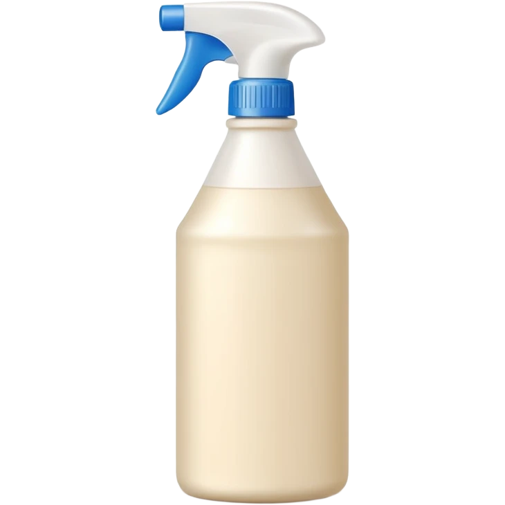 surface cleaner bottle, cream colored, white cap, without spray emoji
