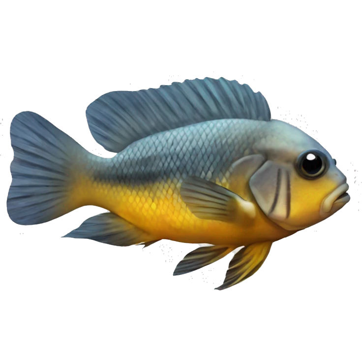 Convict cichlid emoji