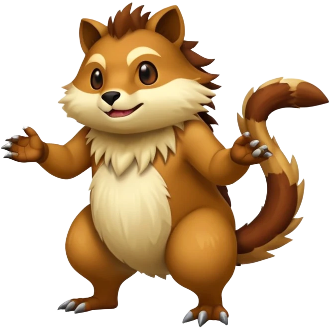  Fakémon-Bagbean-Vernid-creature (full body) emoji