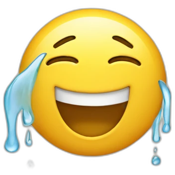 laughing while crying emoji