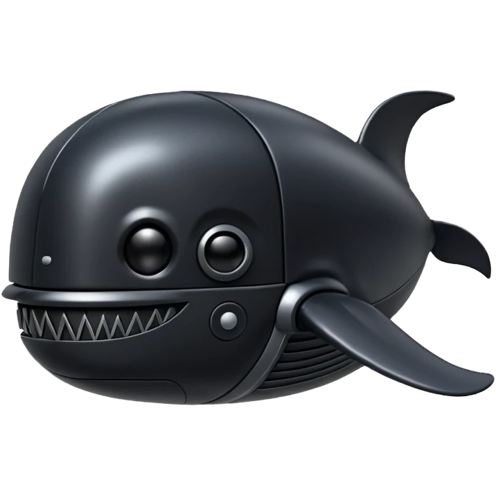 Une baleine dark vador emoji