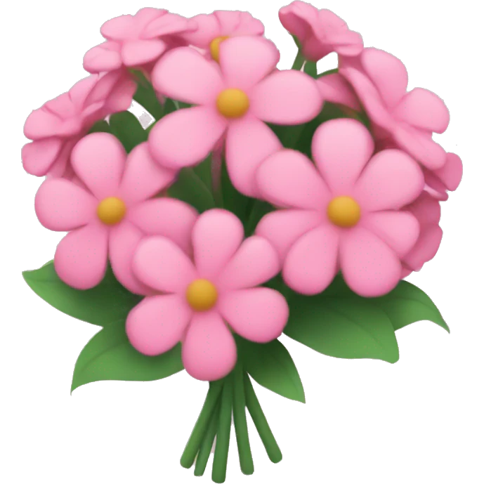 pink flower bouquet emoji