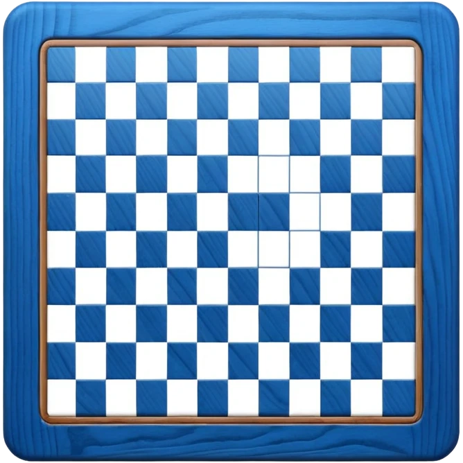 blue chess board emoji