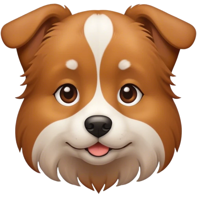 Голова милого пёсика emoji