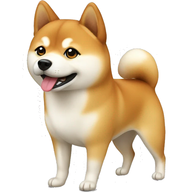 Shiba under th emoji
