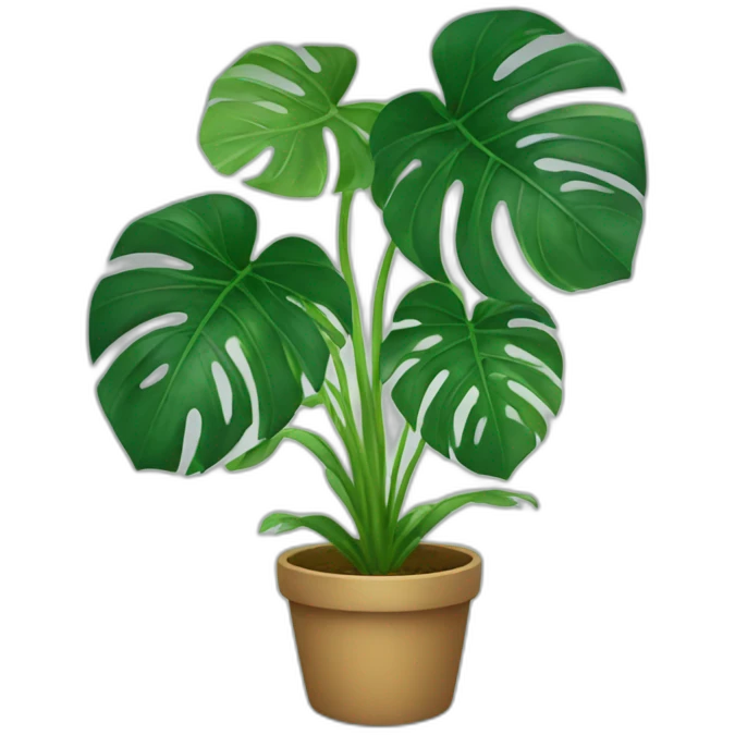 Monstera emoji