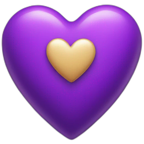 Tiny Purple Heart  emoji