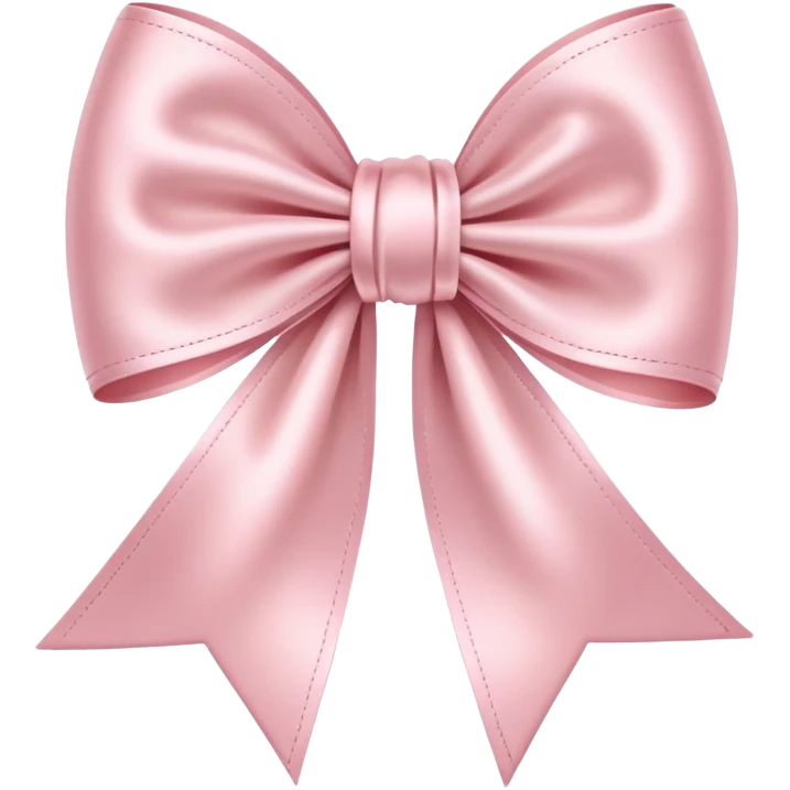 Light pink bow emoji
