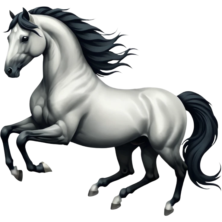 徐悲鸿奔马 emoji