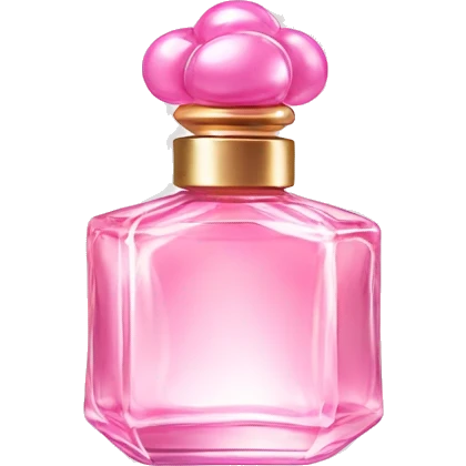 Fairy light pink perfume in bow emoji