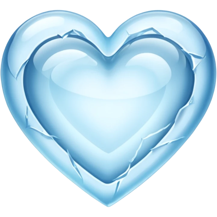 Cœur de glace emoji