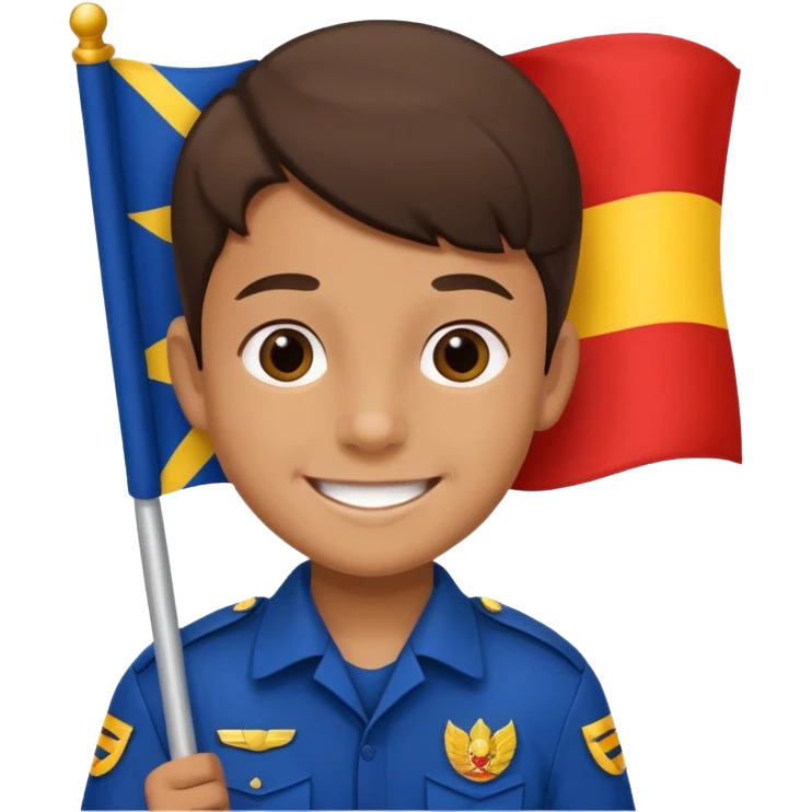 Flag Bearer kid emoji