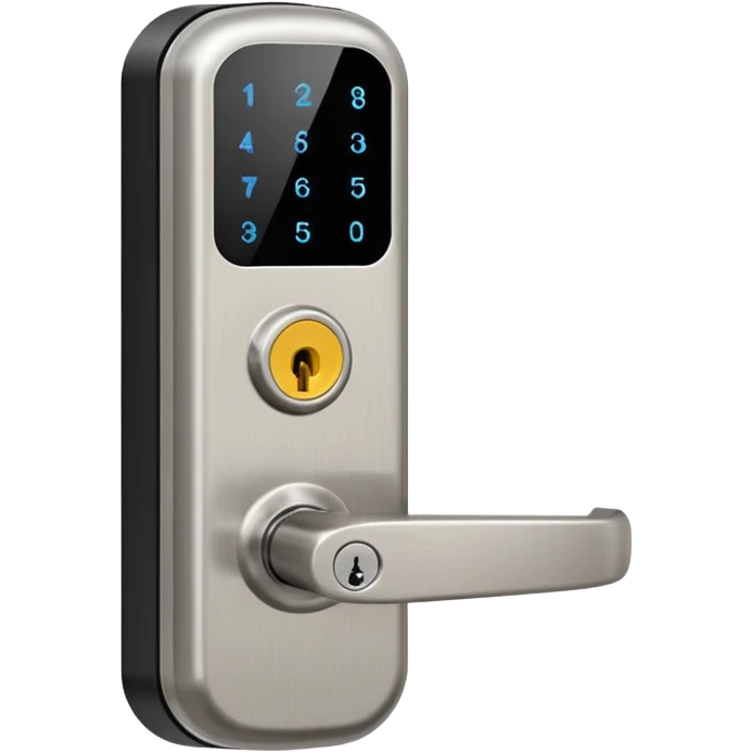 Electronic Door Lock System with card insert emoji