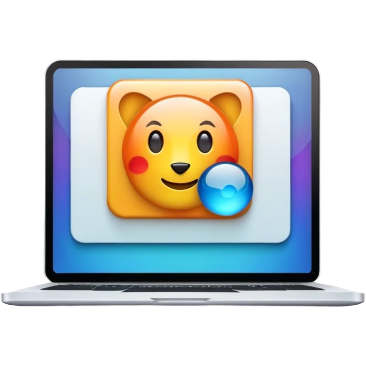 web browser with webpage emoji