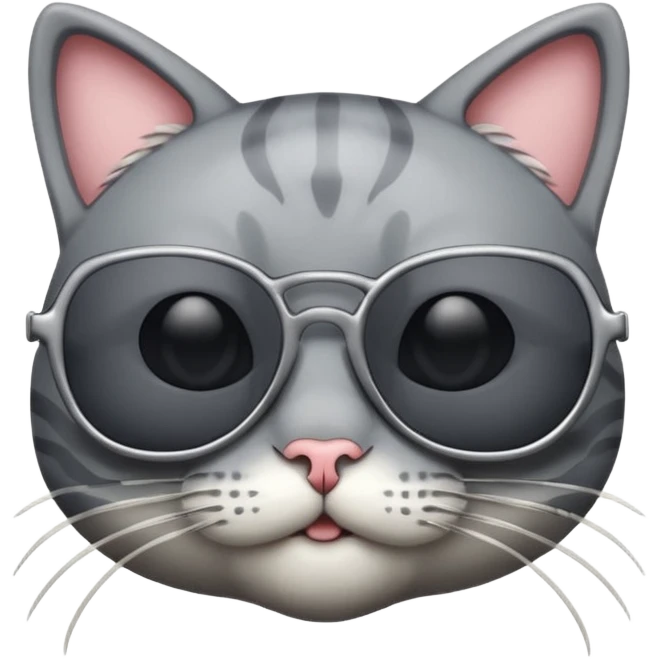 Cat wearing sunglasses emoji