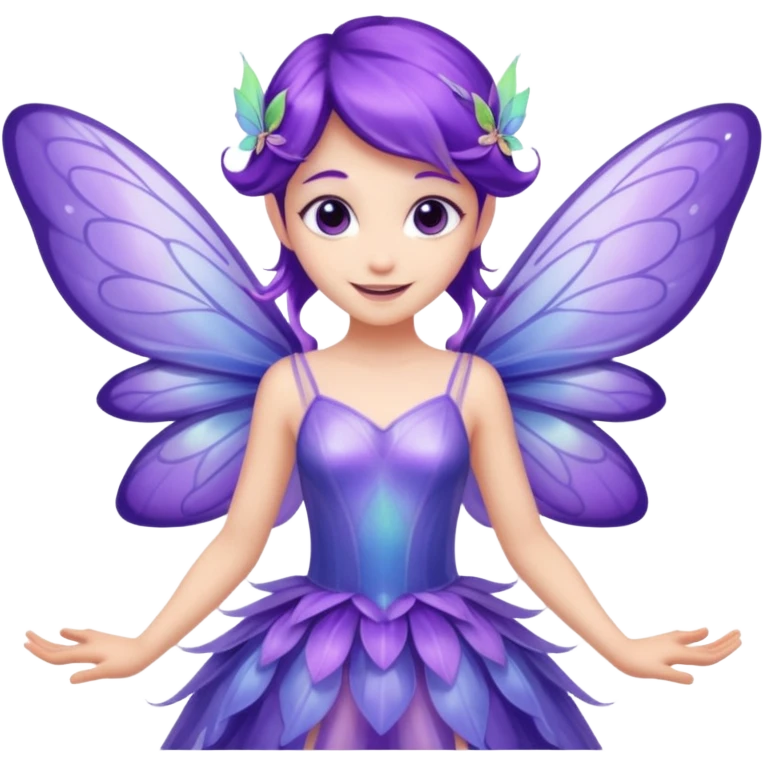 purple fairies emoji