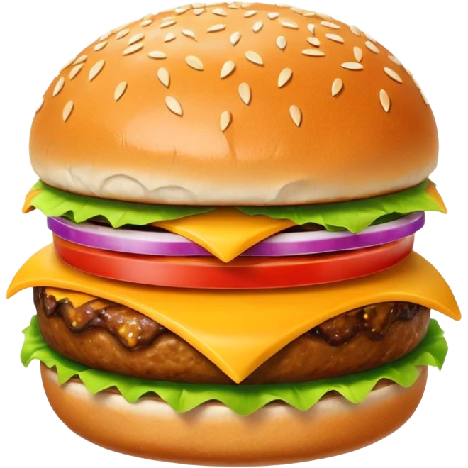 Mango burger emoji