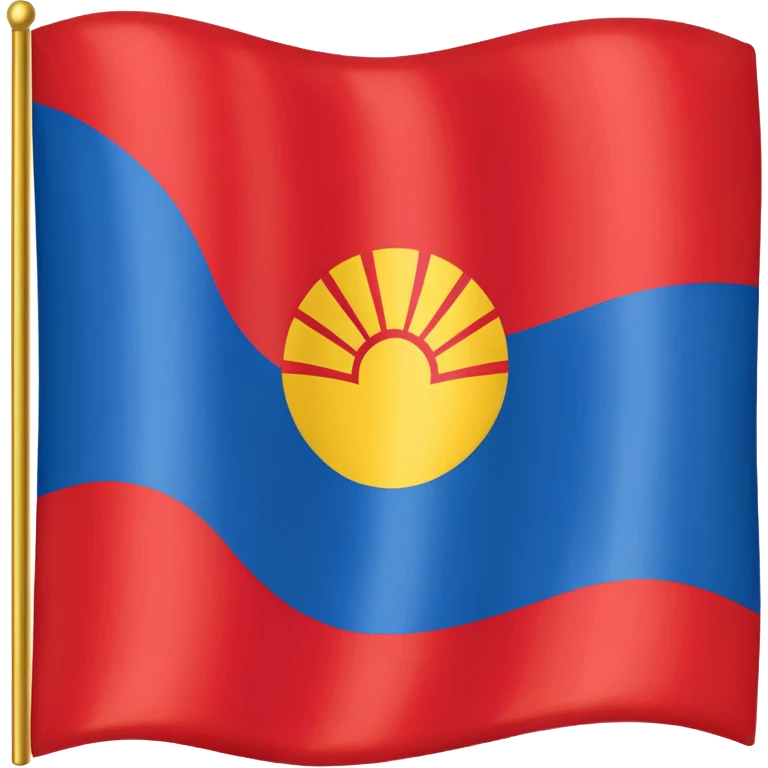 Mongolia flag 2025 emoji