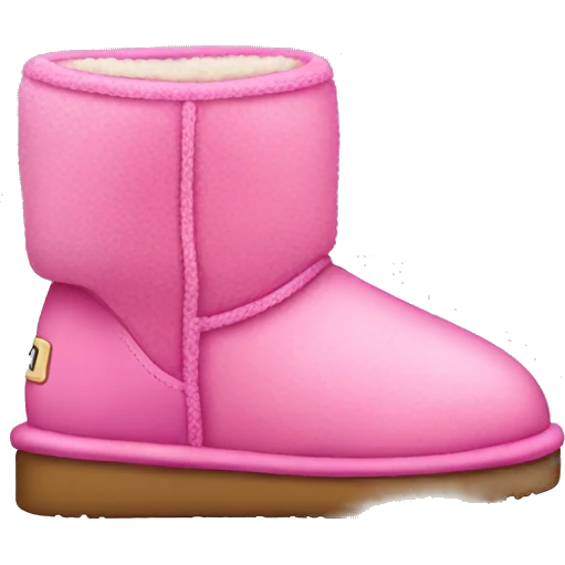 pink mini uggs emoji