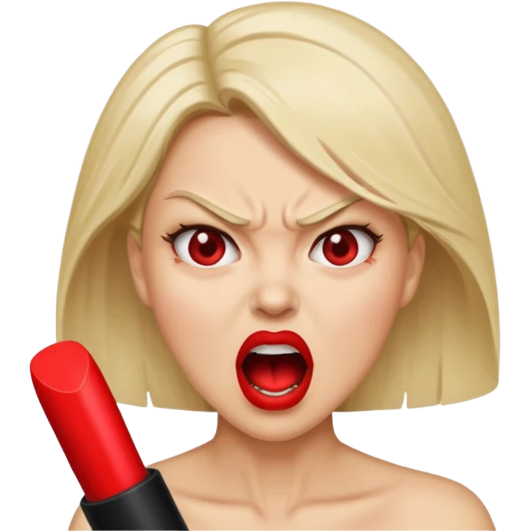 the manager yelling at her to stop with angry face
 emoji