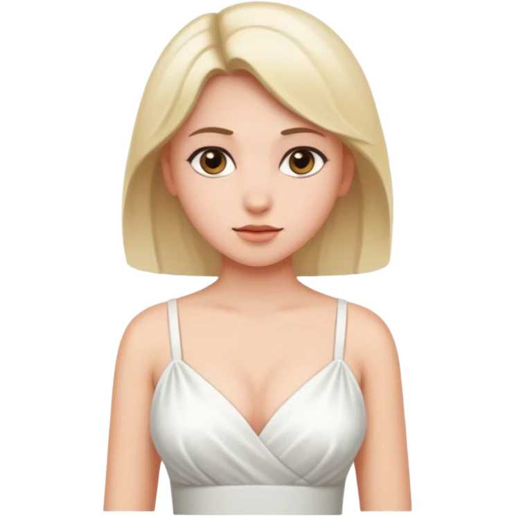 Girl with big chest emoji