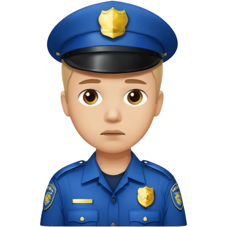 Corazón roto tipo policia emoji