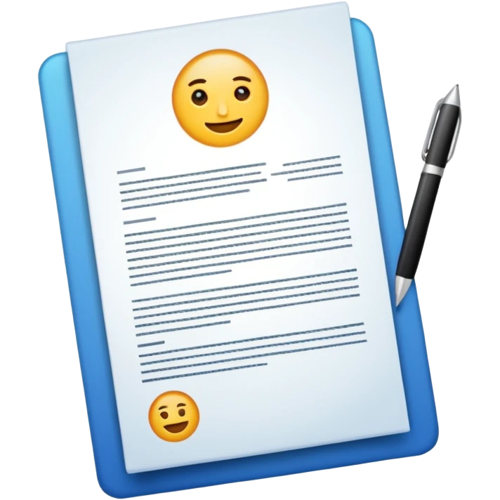 resume letter emoji