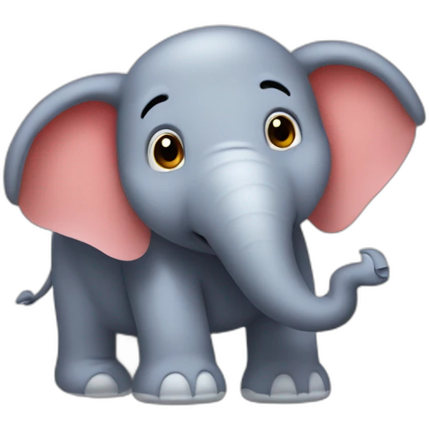 Mario as a elephant emoji