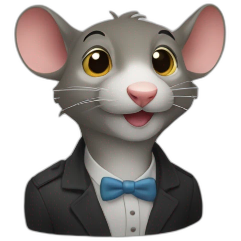 Un ratonlaveur qui fait une fête emoji