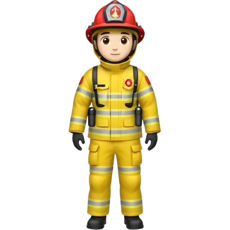 yellow Firefighter Suit emoji